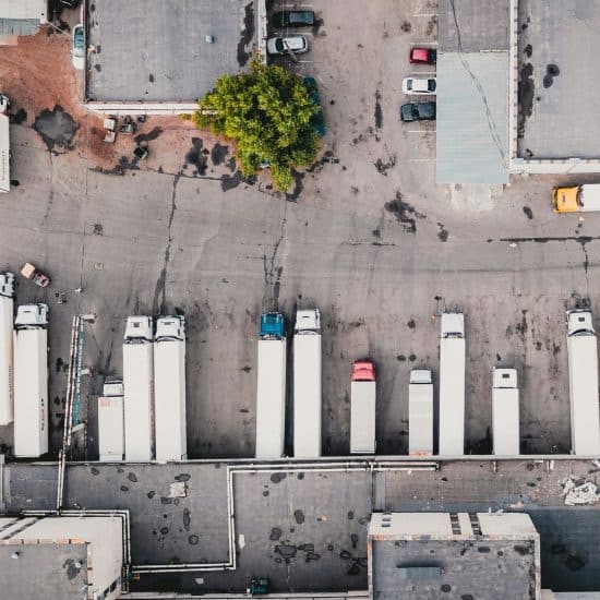 Well-maintained fleet of vehicles, showcasing AMT Insurance Solutions' advice on maintaining your fleet and keeping insurance premiums low.