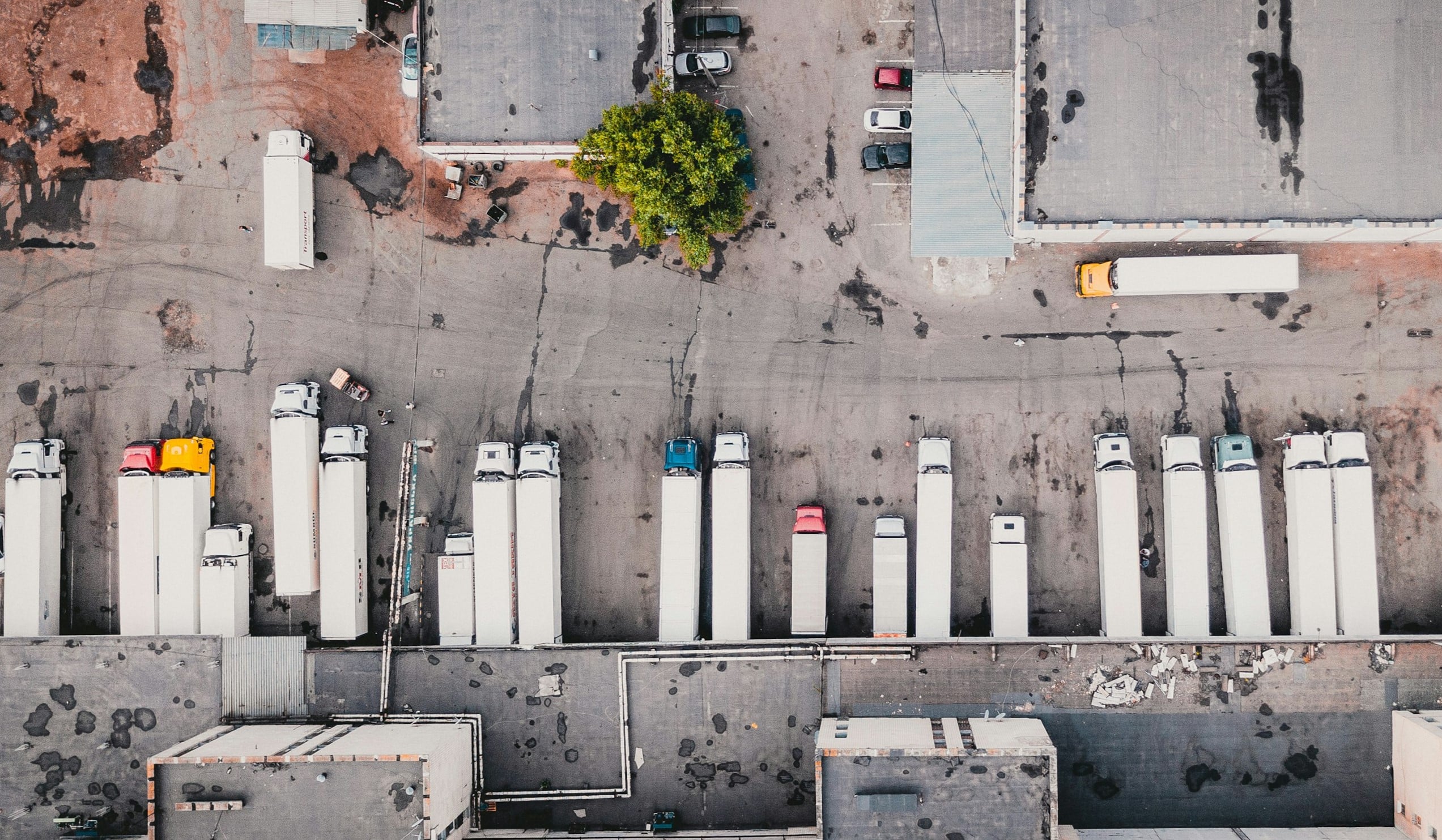 Well-maintained fleet of vehicles, showcasing AMT Insurance Solutions' advice on maintaining your fleet and keeping insurance premiums low.