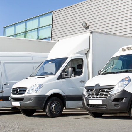 Commercial vehicle representing comprehensive Commercial Vehicle Insurance coverage for business vehicles.